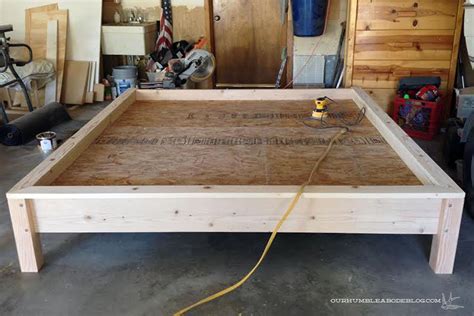 DIY King Bed Frame for Under $200