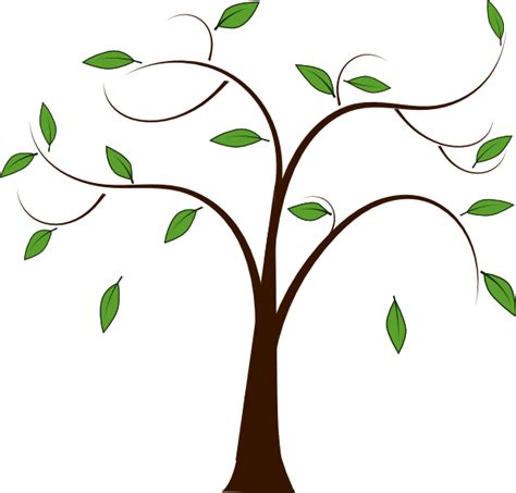 Tree Leaves Clip Art at Clker.com - vector clip art online, royalty ...