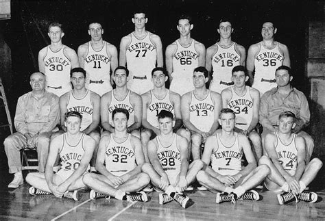 1950-1951 Kentucky Basketball Roster - Walter's Wildcat World