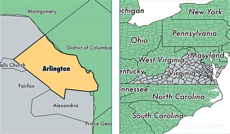 Arlington County, Virginia / Map of Arlington County, VA / Where is Arlington County?