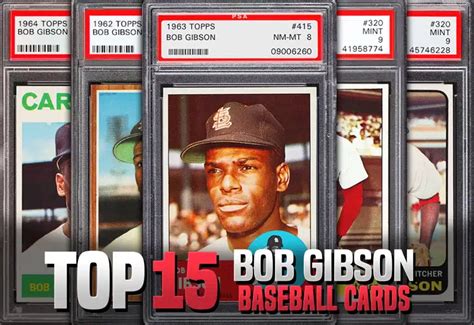 Top 10 Bob Gibson Baseball Cards Recent Sales Prices & Value