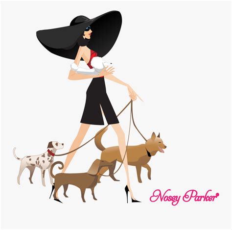 Girl Walking Dogs Clipart , Free Transparent Clipart - ClipartKey