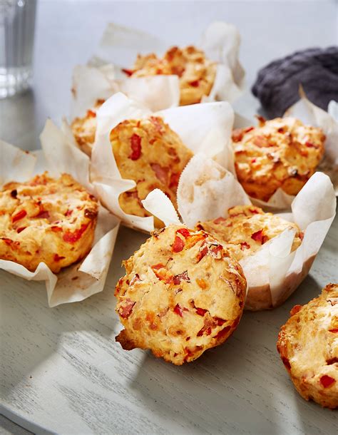 Easy Ham Cheese and Capsicum Savoury Muffins | Bondi Beauty