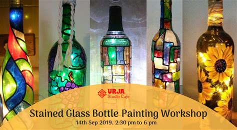 Stained Glass Bottle Painting Workshop