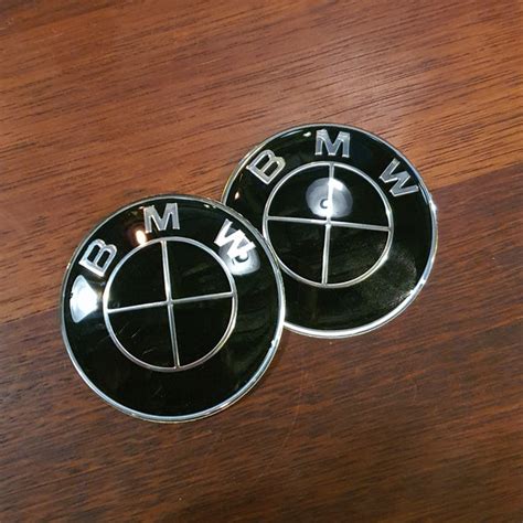 BMW badges pair black - Rogue Motorcycles