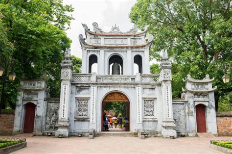 Vietnam Temple of literature in Hanoi