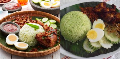 Nasi Lemak Pandan, Sambal Dan Ayam Goreng Berempah. Memang ...