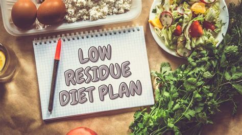 Low Residue Diet Plan - Diets Meal Plan