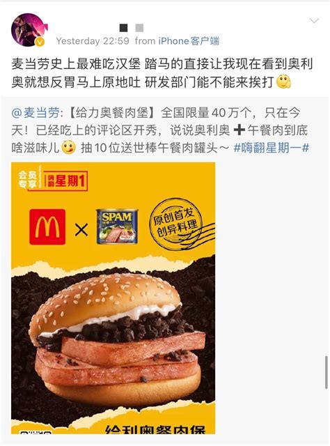 McDonald's China latest SPAM burger with OREO crumbs sparks controversy ...