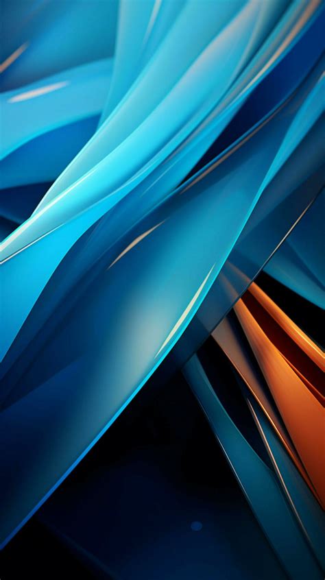 Time honored blue screensaver abstract elegance in soothing, classic ...