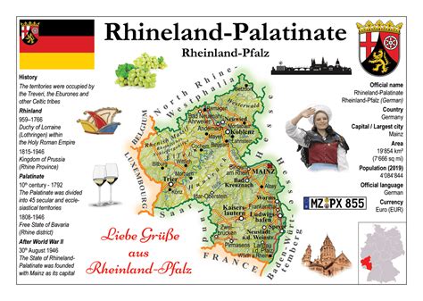 Europe | Germany States - Rhineland-Palatinate _ Rheinland-Pfalz MOTW | Postcards Market