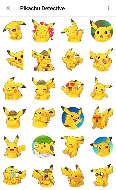 Pikachu Detective Telegram sticker packs | Pikachu drawing, Pikachu art ...