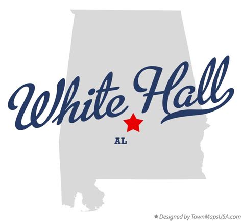 Map of White Hall, AL, Alabama