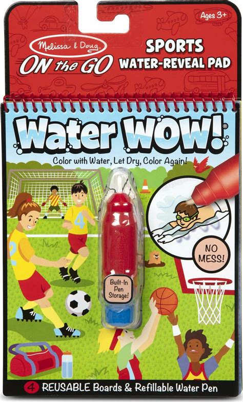 Water Wow! Sports Water-Reveal Pad – On the Go Travel Activity – The Children's Gift Shop