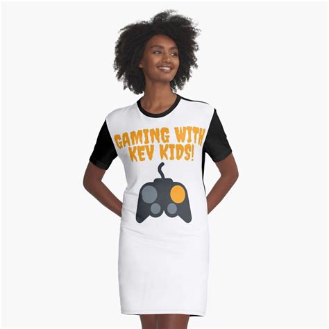 "Gaming With Kev Kids" Graphic T-Shirt Dress for Sale by gnoga | Redbubble