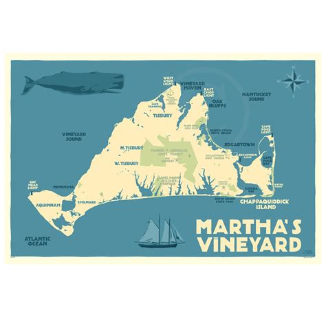 Printable Martha's Vineyard Map