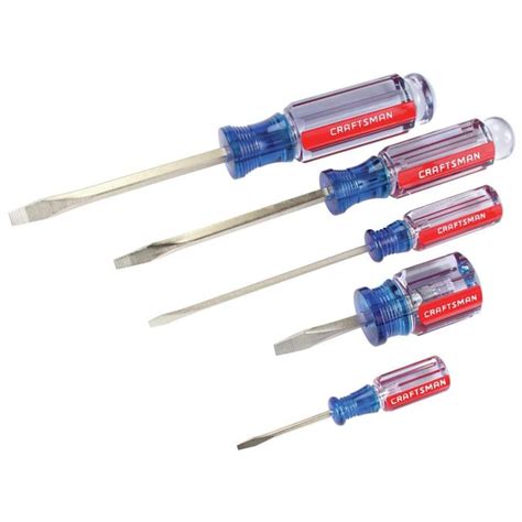 CRAFTSMAN 5-Piece Acetate Handle Screwdriver Set in the Screwdrivers department at Lowes.com