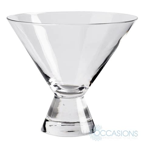 Stemless Martini Glass 10 oz. - All Occasions Party Rental