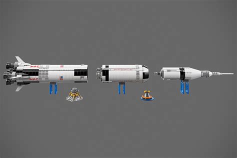 NASA Apollo Saturn V Launches Again, This Time As A Huge 3 Ft LEGO Set