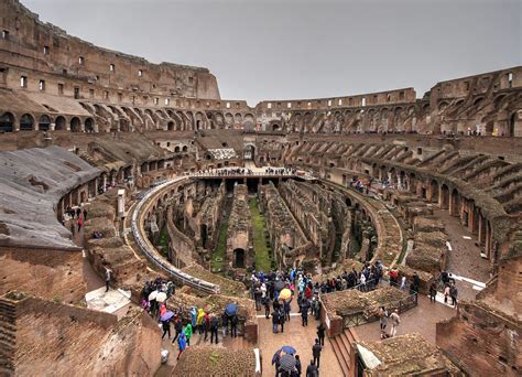 The interior of the Colosseum, Rome | The Colosseum or Colis… | Flickr