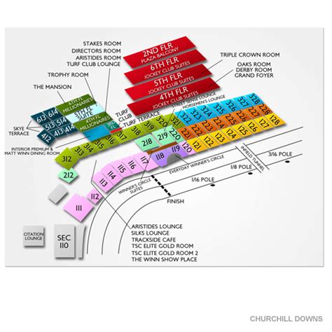 Churchill Downs Seating Chart 2024 - Clary Devinne