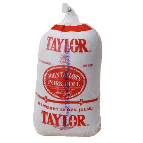 Taylor Ham/Taylors Pork Roll- 3 lb Roll | Jersey Pork Roll | Taylor ...