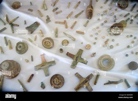 Battlefield artifacts exhibited in a war museum in Gallipoli Stock Photo, Royalty Free Image ...