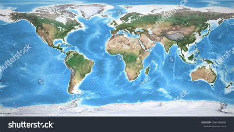 Physical Map World High Resolution Details Stock Illustration 1936530394 | Shutterstock