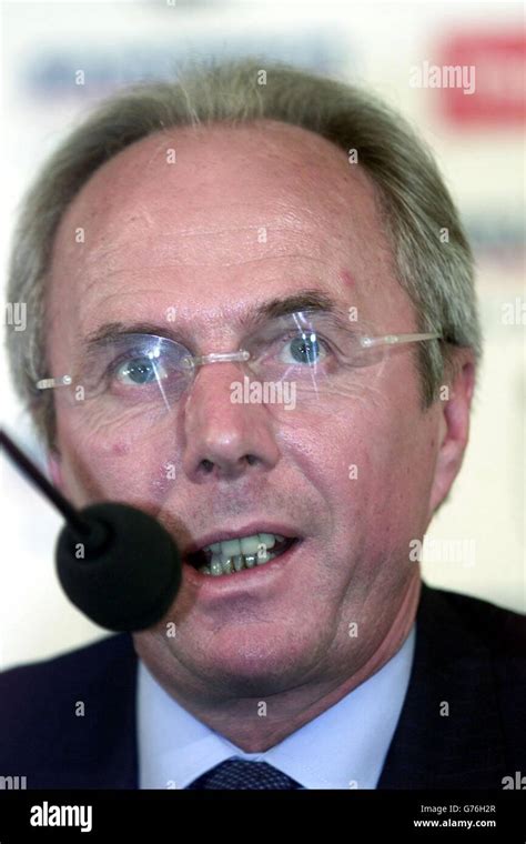 Sven Goran Eriksson - World Cup Squad Stock Photo - Alamy