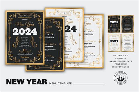 New Year Menu Template 2023 – Get New Year 2023 Update