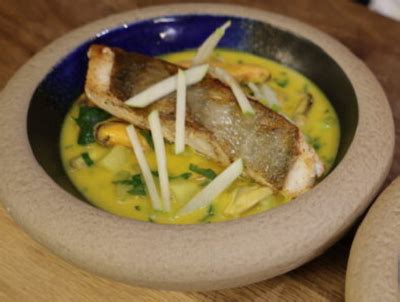 Lenny Carr-Roberts John Dory with Mussel Mouclade (Curry Sauce) recipe ...