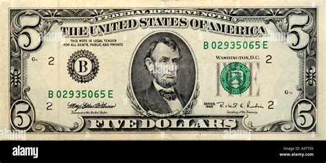 Old five dollar bill hi-res stock photography and images - Alamy