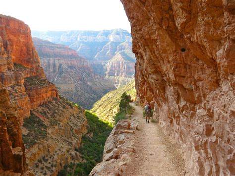 Hiking down into the Grand Canyon on the North Kaibab Trail | Grand canyon village, Grand canyon ...