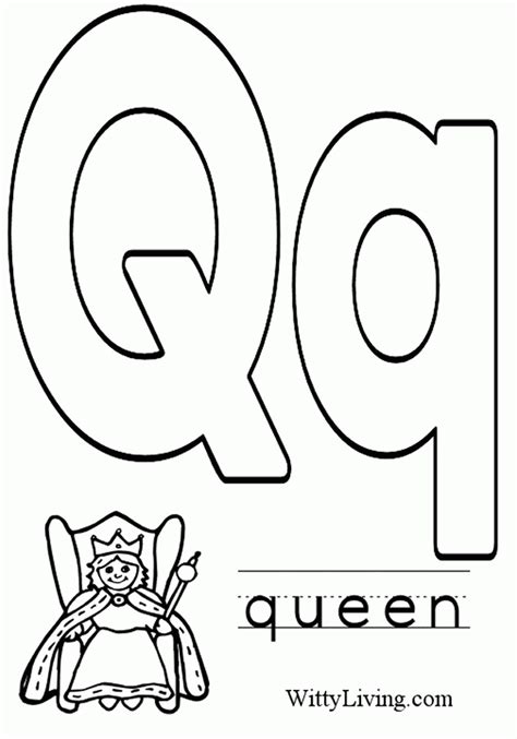 Letter Q Coloring Pages - Coloring Home