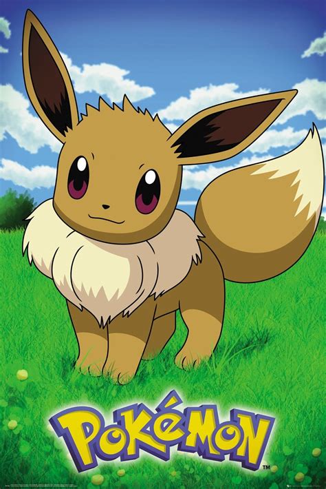 Poster Pokemon - Eevee | Wall Art | 3+1 FREE | UKposters