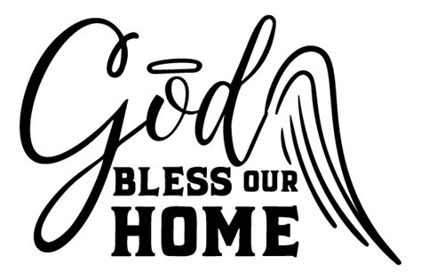 God Bless Our Home SVG Cut file by Creative Fabrica Crafts · Creative ...