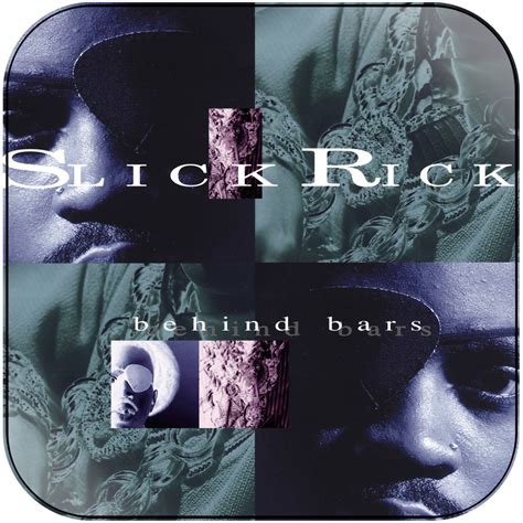 Slick Rick Behind Bars Album Cover Sticker