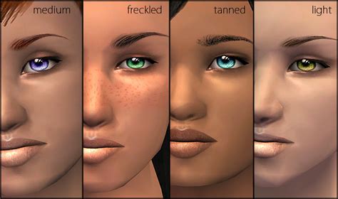 Mod The Sims - AntiShine - Skintone Collection