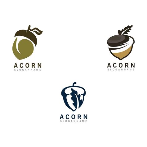 Acorn Logo Vector Art, Icons, and Graphics for Free Download