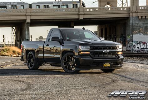 Dropped Chevy Silverado Trucks