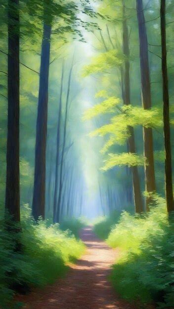 Premium AI Image | Tranquil Forest