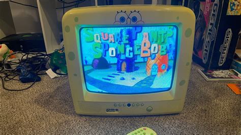 SpongeBob CRT TV model SB316 - YouTube