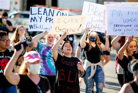 George Floyd protests spread to smaller, mostly white towns | PBS News ...