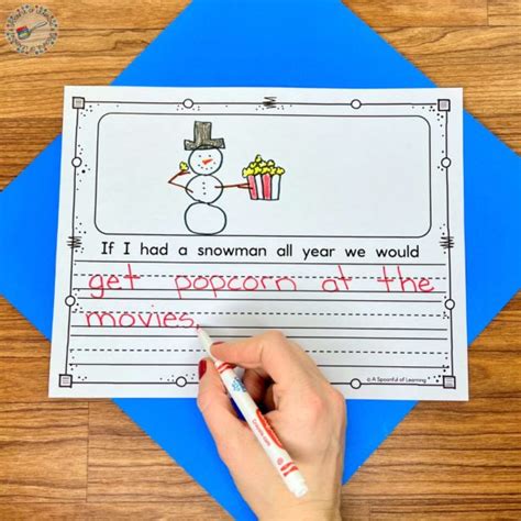 Hands-On Snowman Activities for Kindergarten - A Spoonful of Learning