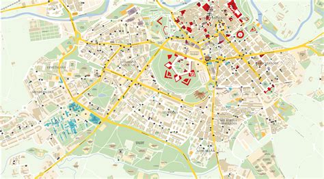 Street Map of Pamplona Spain - Pamplona Spain • mappery