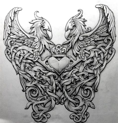 Celtic Phoenix by Tattoo-Design on deviantART | Celtic tattoo for women, Celtic sleeve tattoos ...