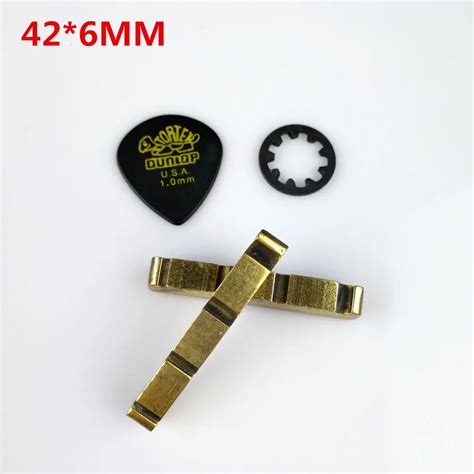 Solid Brass Metal Electric Guitar Nut Bass Nut For ST Tele LP Guitars 4-string 5-string Bass ...