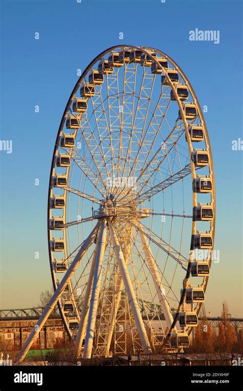 Canada, Quebec, Montreal, Ferris Wheel, Old Port Stock Photo - Alamy