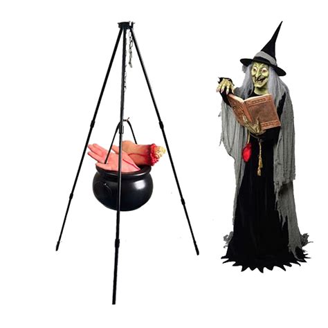 Witch Stirring Cauldron