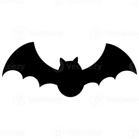 Halloween bat silhouettes icon set. 13392127 PNG